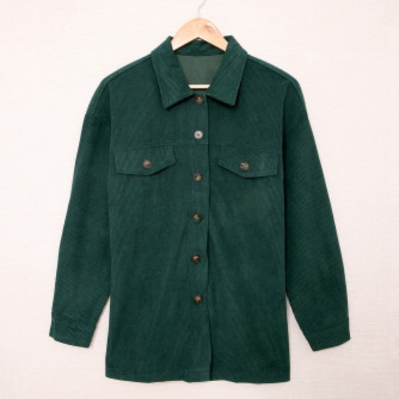Corduroy Button Down Shirt/Jacket - Picture 4 of 9